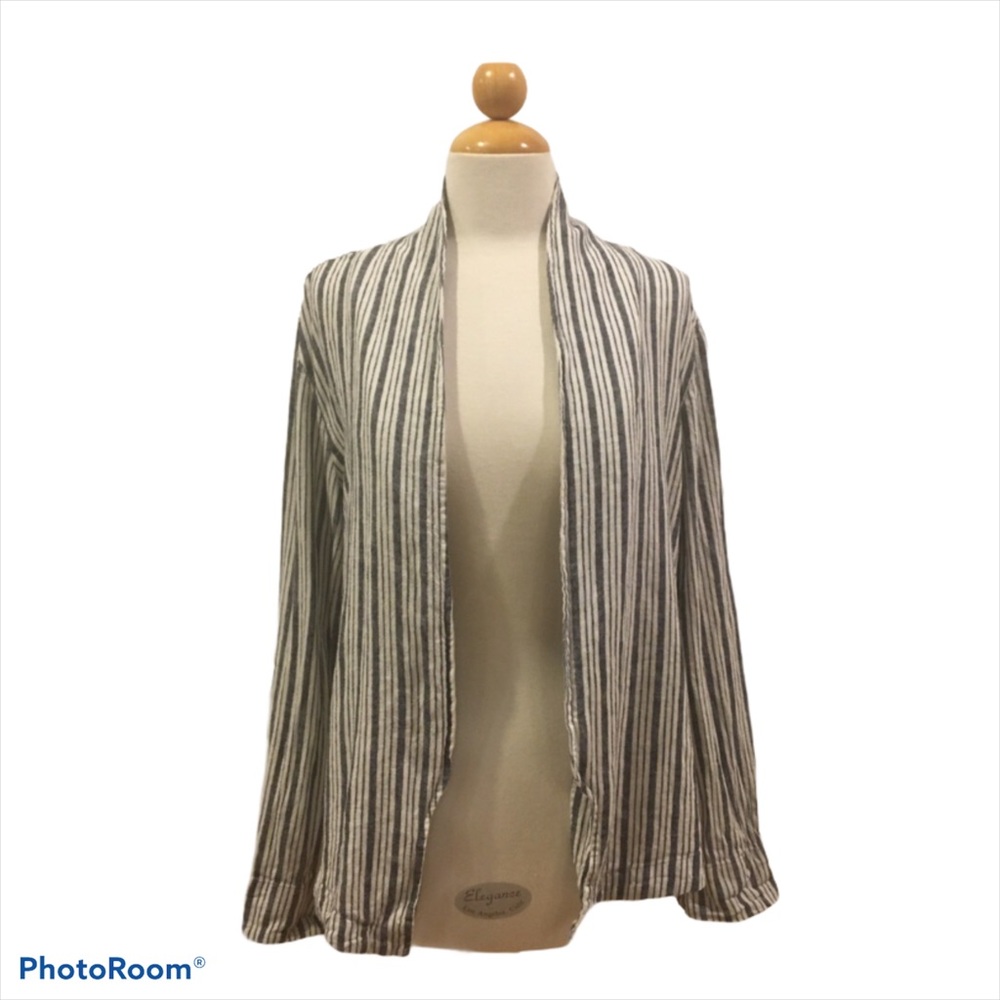 Sanctuary Striped Linen Jacket
